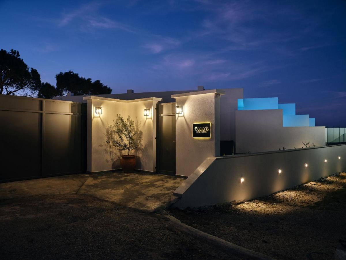 Oceanis Suites With Private Heated Pools And Sea View, By Zantewize Kipszéli Kültér fotó