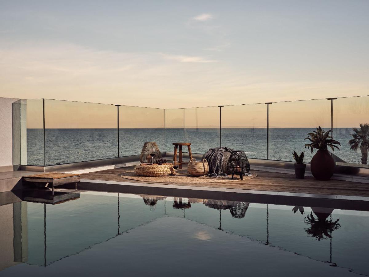 Oceanis Suites With Private Heated Pools And Sea View, By Zantewize Kipszéli Kültér fotó